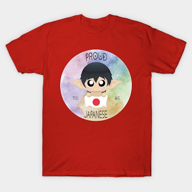 Proud to be Japanese (Sleepy Forest Creatures) T-Shirt by Irô Studio